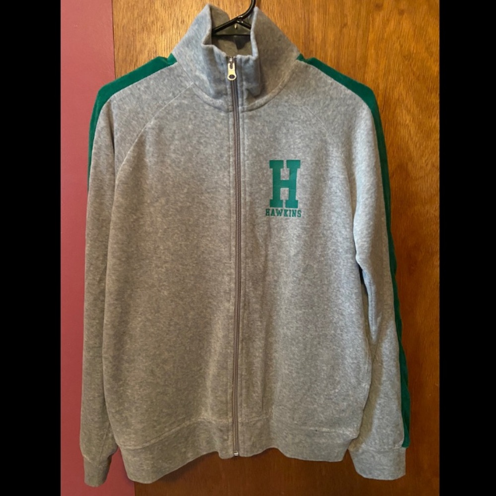 Stranger things womens track jacket small Hawkins varsity Netflix gently…